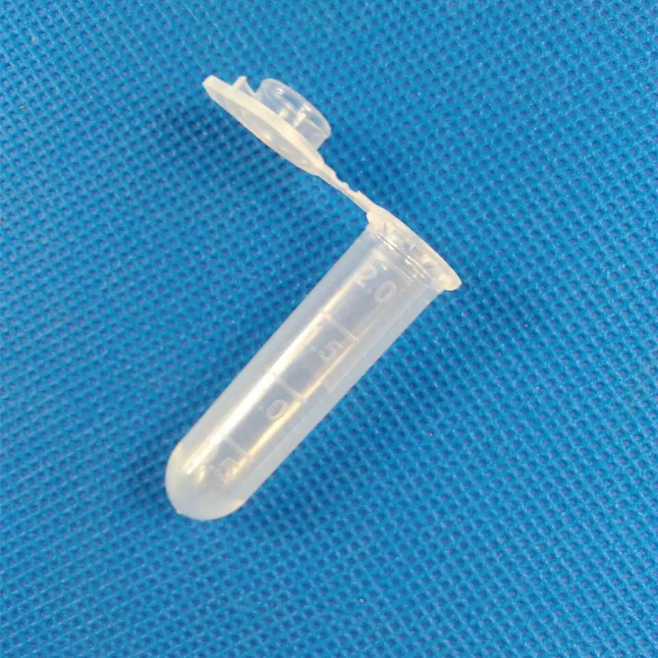 100 шт./лот 2 мл прозрачные Градуированные пластиковые центрифужные трубки с