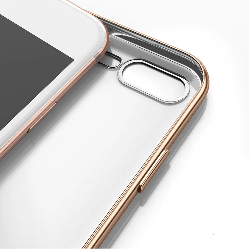 Роскошный прозрачный чехол из ТПУ для iPhone X XS XR 11 Pro Max силиконовый 5S SE 8 7 6 6S