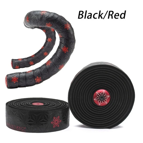 Красный Supacaz Super Sticky Kush Galaxy Handlebar Tape - Цвет: Красный