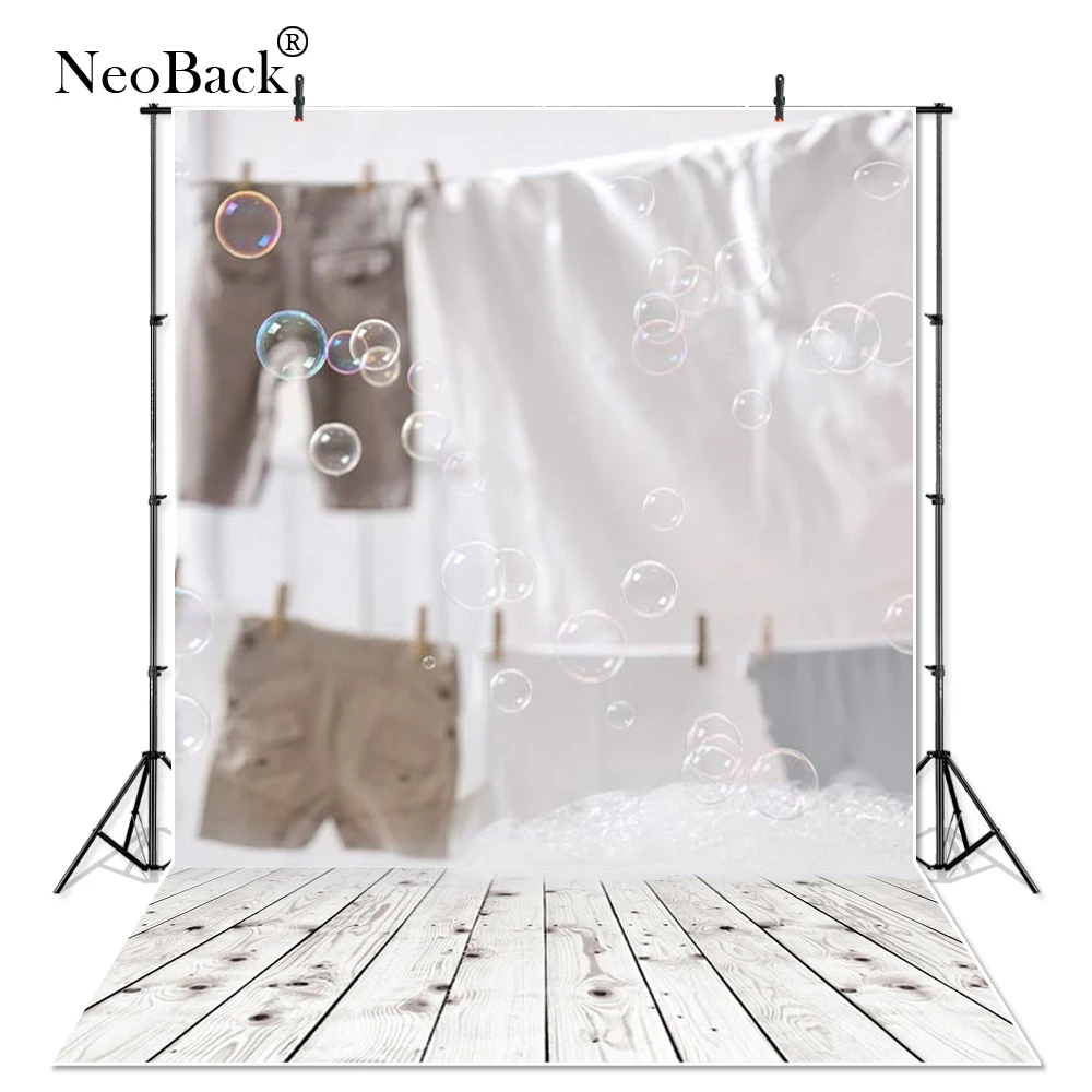 

NeoBack Vintage Vinyl Popular Children Kids Soap Bubble Photo backgrounds Photo Studio Enchanted Indoor Photographic Backdrops
