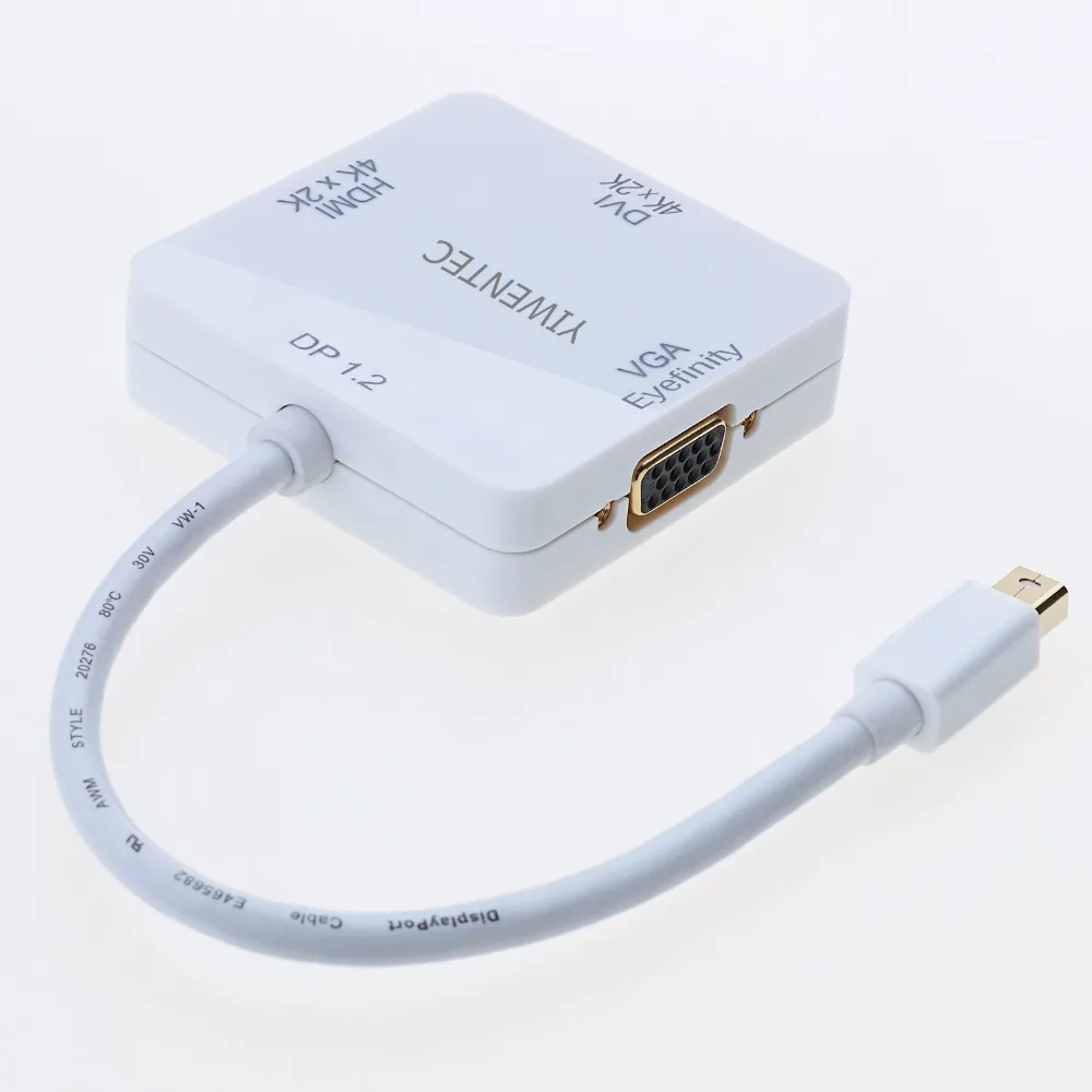 Док станция Thunderbolt 2 Mini displayport для hdmi 4K vga dvi многопортовый адаптер конвертер кабель
