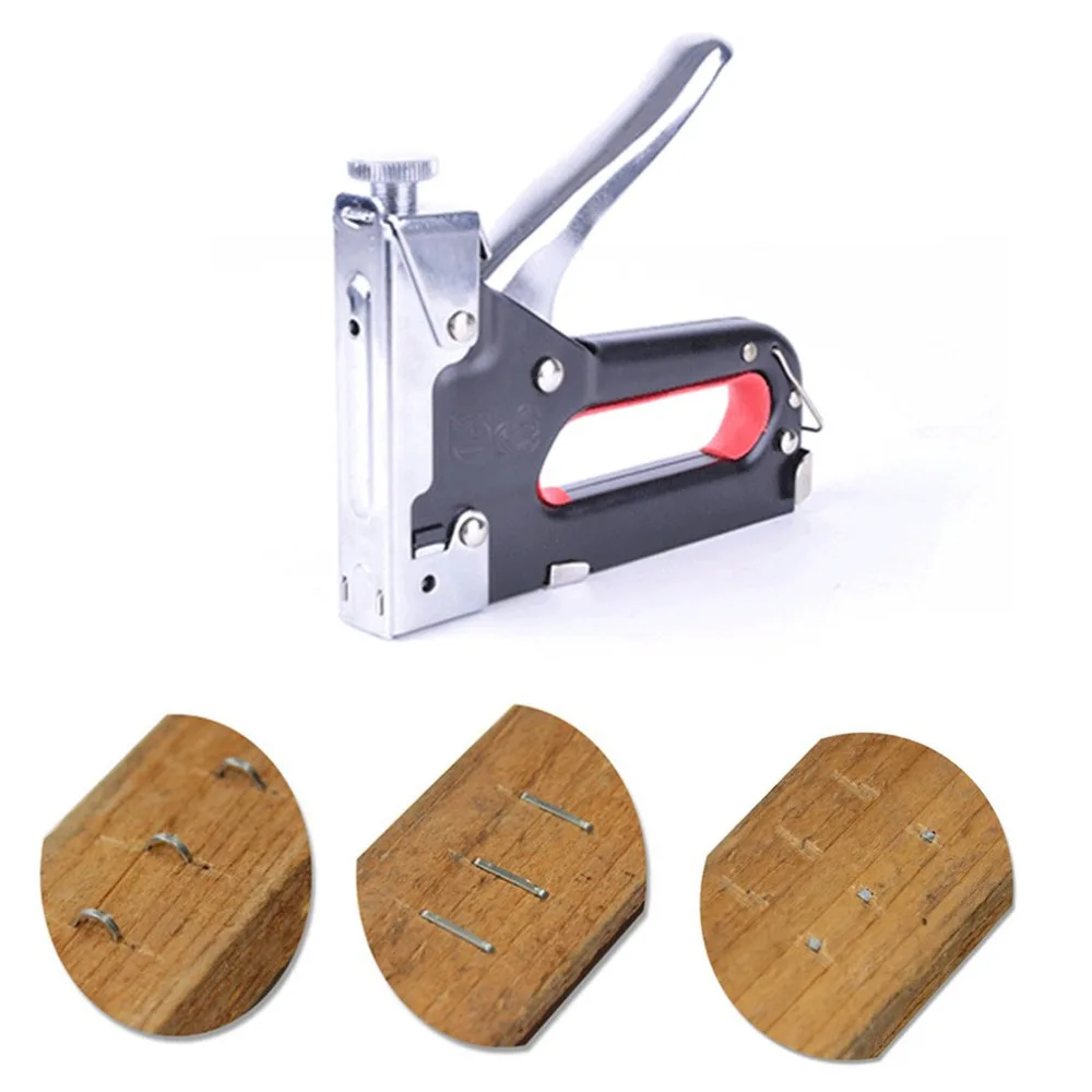 3 в 1 Руководство ногтей основных пистолет мебельный степлер для деревянный