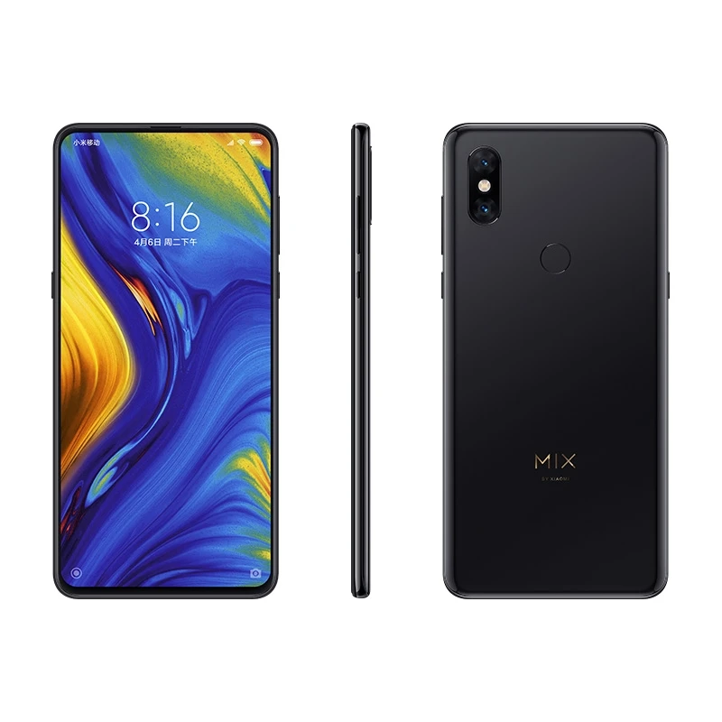Оригинальный Xiaomi mi x 3 8 Гб 256 Silder полный экран мобильного телефона Snapdragon 845 Octa Core AI