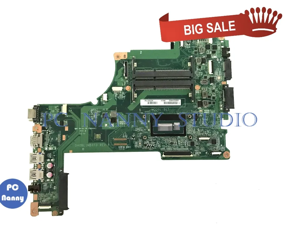 PCNANNY A000296890 для Toshiba L55 B материнская плата ноутбука DA0BLIMB6F0 с i5 4210U DDR3