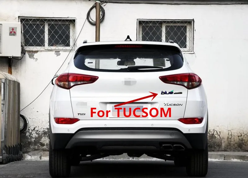Наклейка для автомобиля Sonata YF Hybrid Fender наклейка ACCENT SOLARIS TUCSON заднего багажника Blue