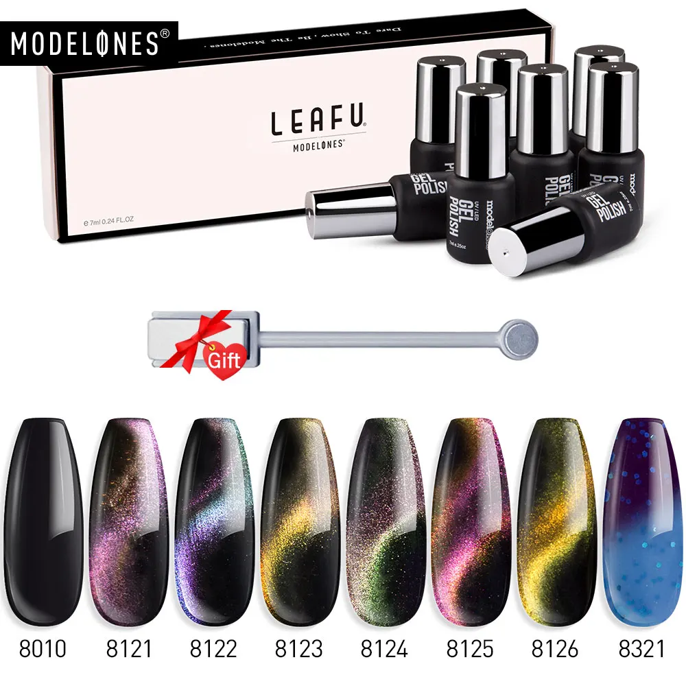 

Modelones New 8Pcs/Lot Nail Gel Polish Set DIY Nail Design Soak Off UV Nail Polish Kits Long Lasting Salon Led UV Gel Lacquer