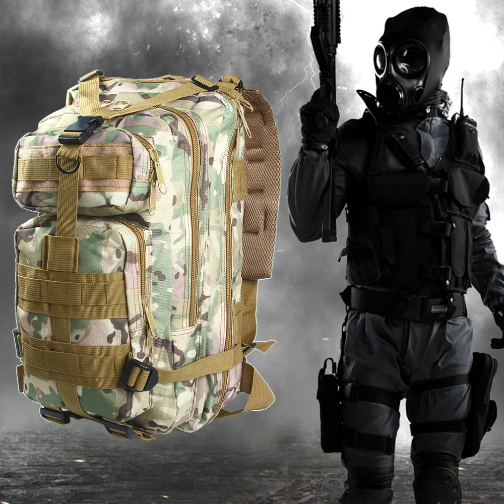 Cp Camouflage 9 цветов 30L унисекс Открытый военный армейский тактический рюкзак треккинг путешествия рюкзак Кемпинг Туризм Ткань Оксфорд камуфляж сумка - Цвет: Cp Camouflage
