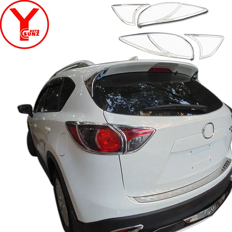 ABS хромированный задний светильник крышка для Mazda CX5 2013 2014 2015 2016 аксессуары