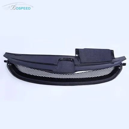 Автомобильная Передняя решетка гриль бампера из углеродного волокна для hyundai Avante