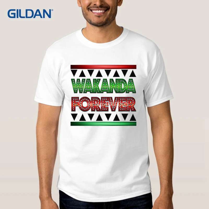 Custom T-Shirt Designer Wakanda Forever Create A Shirt 2018 Mens Best Shirts | Мужская одежда