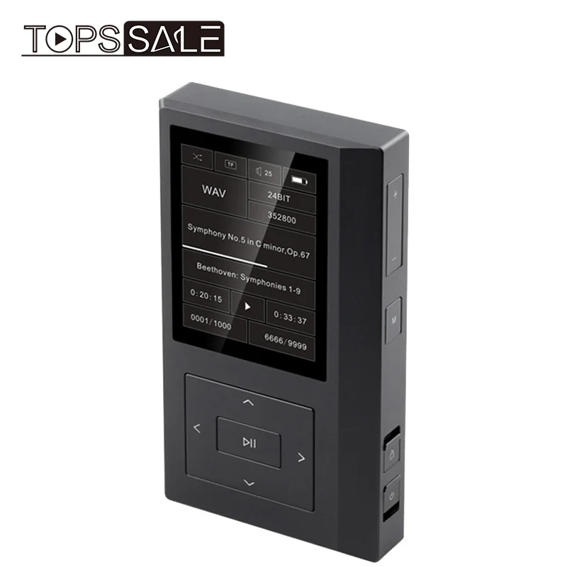 Black QLS QA361 HiFi AK4495SEQ 6OPA1622 мастер-лента без потерь Музыкальный плеер DSD жесткое решение MP3 портативный плеер - Цвет: Black