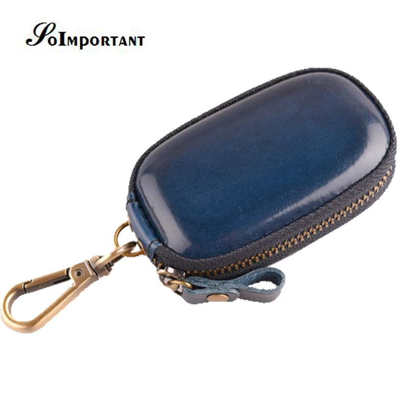 Женские кошельки для автомобильных ключей из натуральной кожи Женский держатель