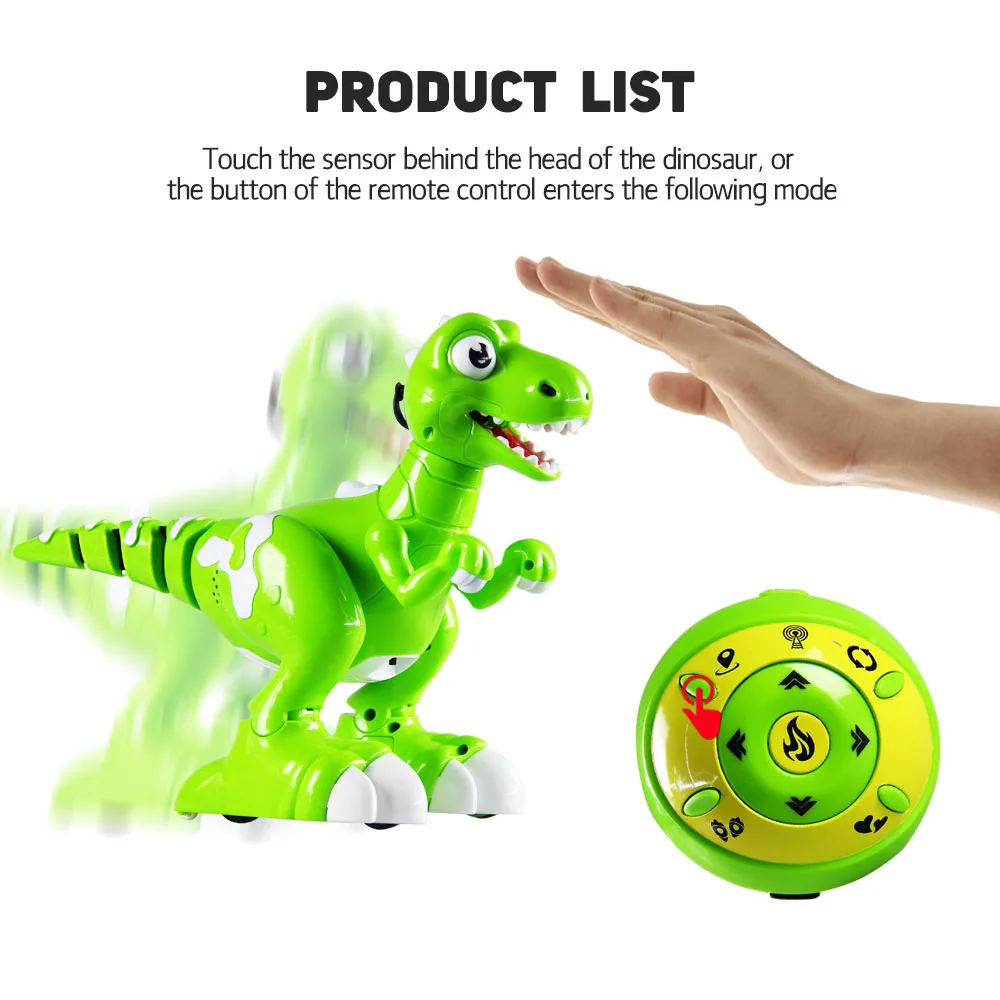 RC умная электрическая игрушка динозавр робот интерактивные игрушки пульт