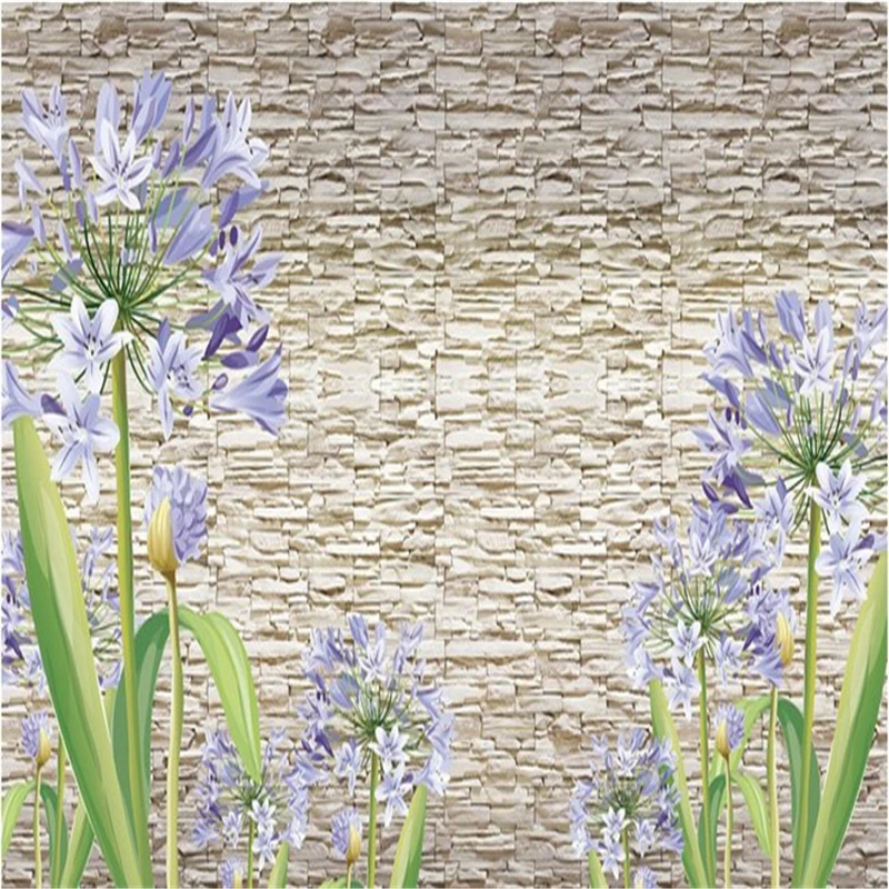 Beibehang пользовательские обои основные личные Настенные для гостиной Лаванда