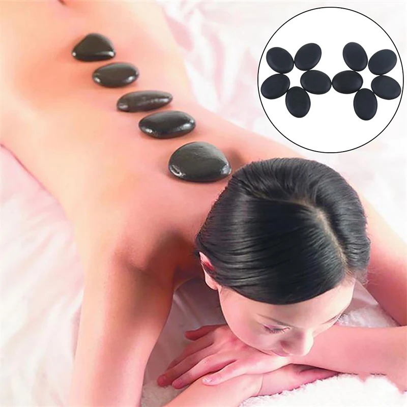 2pcs/6pcs/8pcs/10PCS Lava Natural Stone Spa Rock Basalt Stone Beauty Stones Massage Hot!