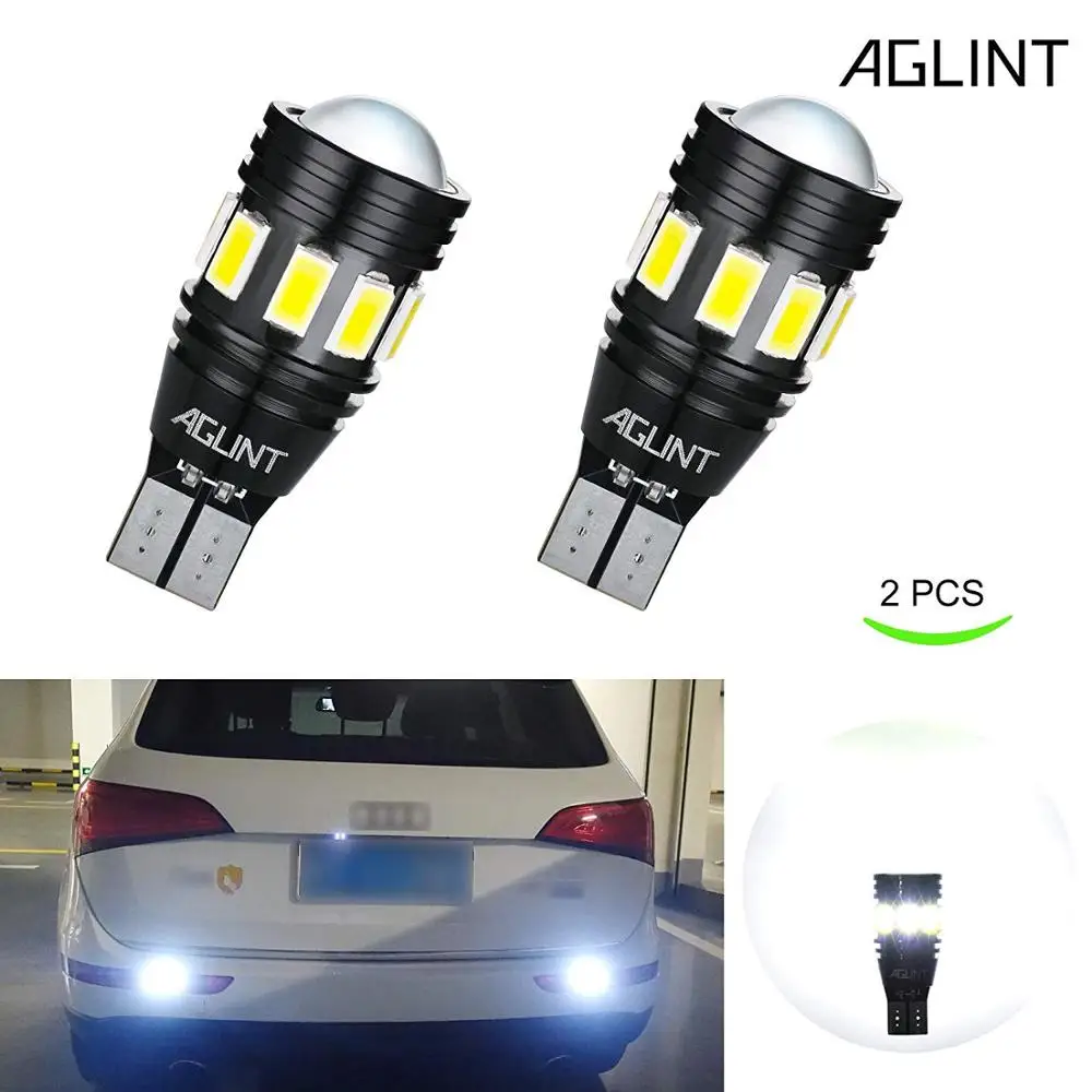 Автомобильные светодиодные лампы AGLINT T15 LED W16W 912 T16 2 шт. CANBUS без ошибок 5730 SMD 3030
