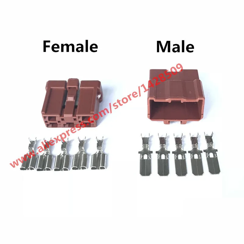 

5 Sets Female Male Sumitomo 5 Pin Automotive Connector Plug Wire Connector 6098-0218