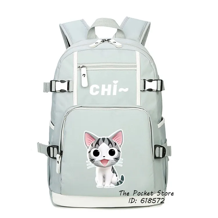 15 Женский рюкзак Kawaii Cat, милый домашний рюкзак Chi's, тканевый школьный рюкзак Chi Cat, розовый рюкзак для путешествий - Цвет: 15