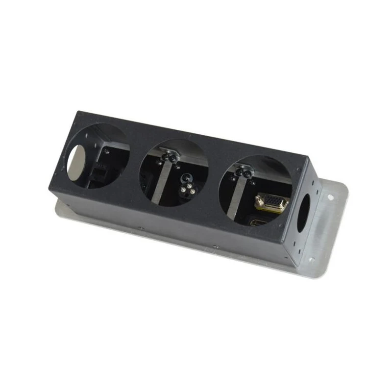 Гостиничная настенная розетка с 2 сетями микрофоном HDMI VGA многофункциональная