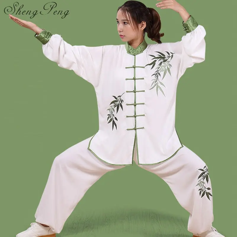 Китайская традиционная одежда Брюса Ли женская форма кунг фу униформа Тай Чи