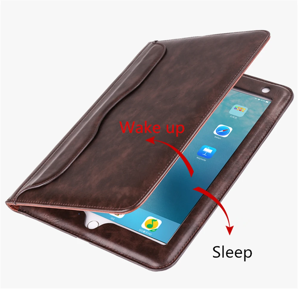 Кожаный чехол для нового iPad, Kemile, автоматический режим сна, пробуждение, подставка, кожаный чехол для Ipad,, 9,7, чехол A1893, A1954, A1822, A1823