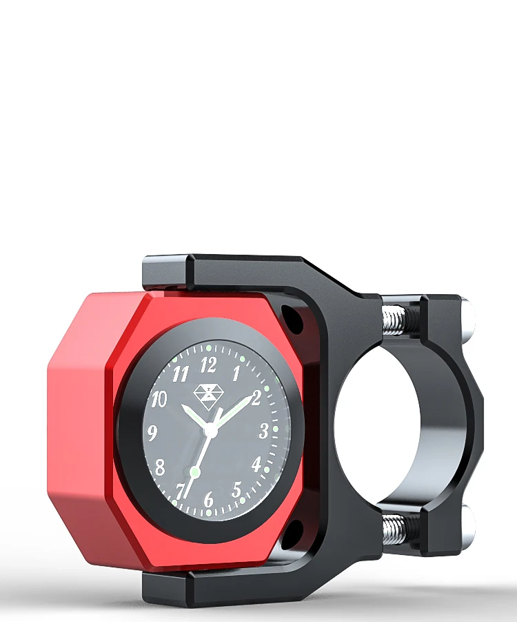 Мотоцикл Часы Температура Combo световой крепление Водонепроницаемый