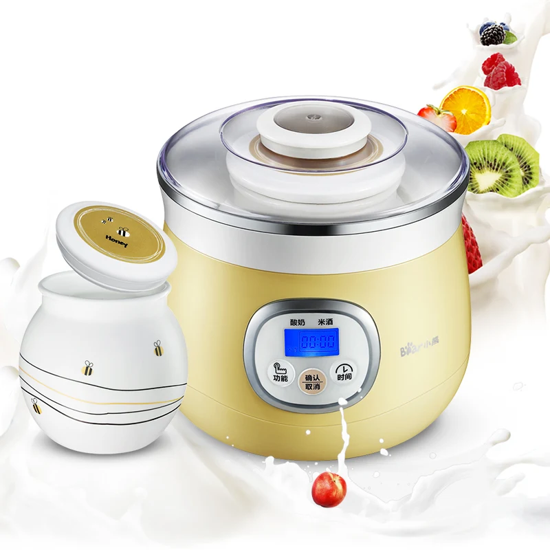 Электрический автоматический йогурт с здоровым фарфоровым вкладышем высокого