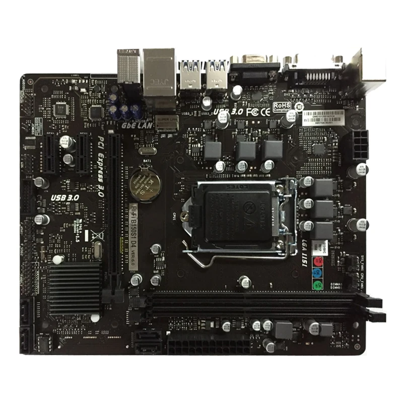 Материнская плата B150 1151 новая оригинальная материнская Biostar Hi Fi B150S1 D4 поддержка