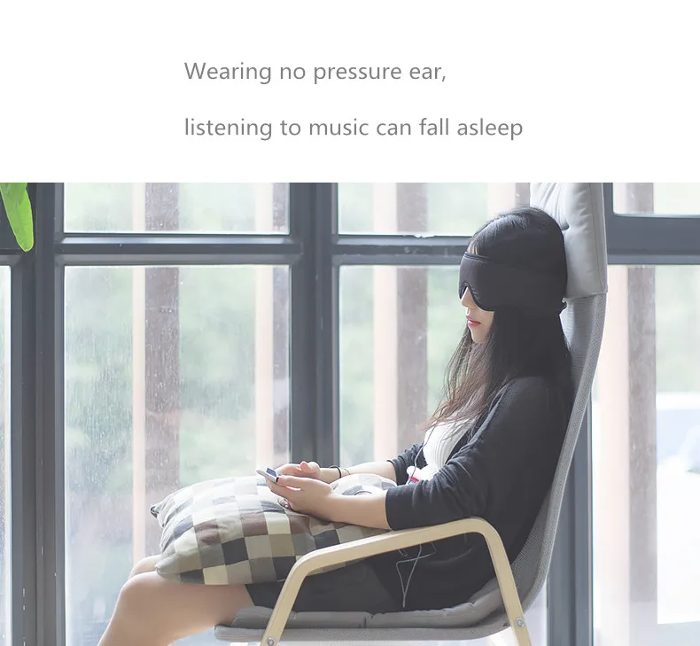 Sleepace сна наушники удобные моющиеся маска для глаз со звуком блокировки/шумоподавления наушники Smart App дистанционное управление 1