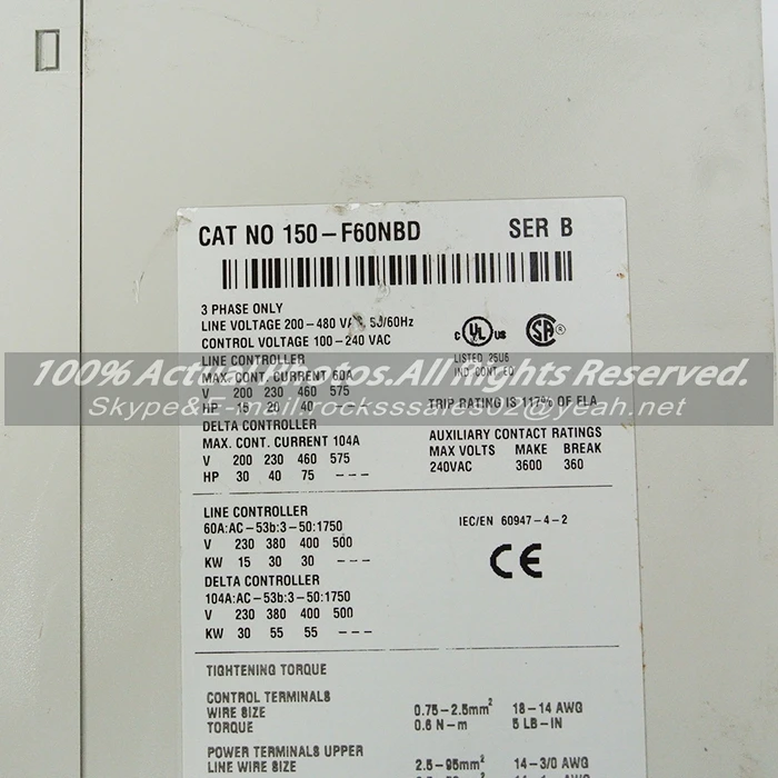 Б/у мягкий стартер AB Allen Bradley 150 F60NBD с бесплатной доставкой|starter| |