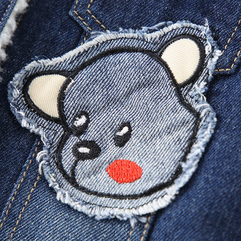 Джинсовая куртка для мальчиков зимняя От 2 до 7 лет из овечьей шерсти и девочек