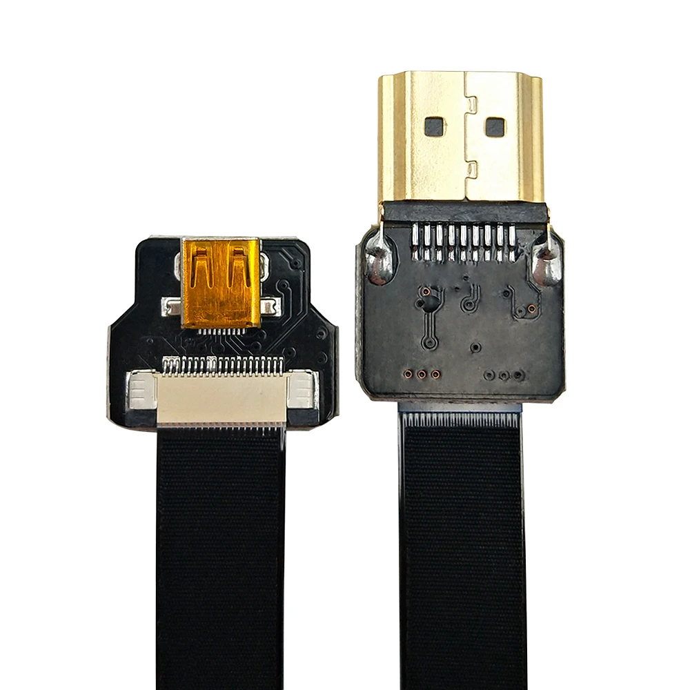 Danspeed 20 см для мужчин и женщин M/F FPV HDMI Тип в V1.4 микро плоский кабель аэрофотосъемки