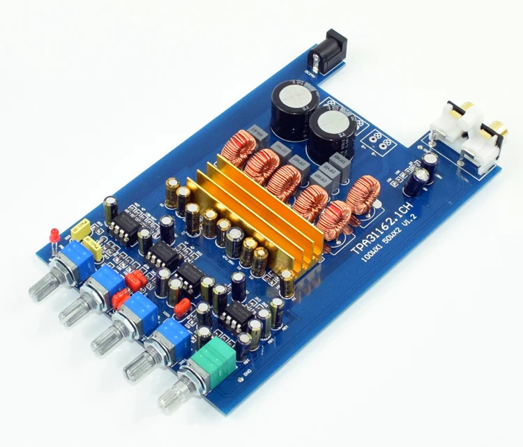 Новый список TPA3116 стерео HiFi 2 1 CH Плата усилителя 100W + 50WX2 сборная мощности аудио