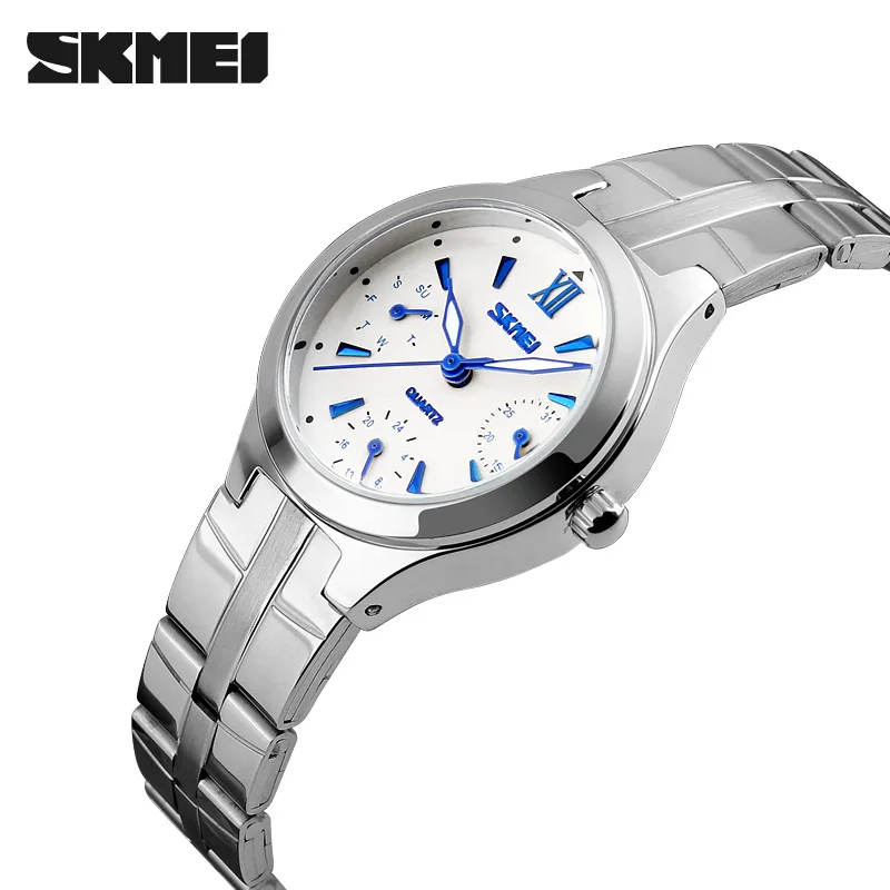 Relogio Feminino женские Аналоговый кварцевый Циферблат часы цифровые полностью