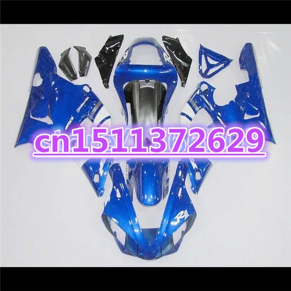 

100% Новинка для YZFR1 2000 2001 синий белый 00-01 YZF1000 2000 2001 R1 YZF R1 YZF1000 2000-2001 ABS обтекатель-Dor D