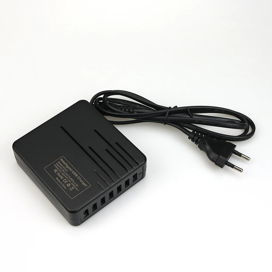 Быстрая интеллектуальная USB быстрая зарядка 2 0 адаптер 5V9A 45 Вт 7 портов дорожные