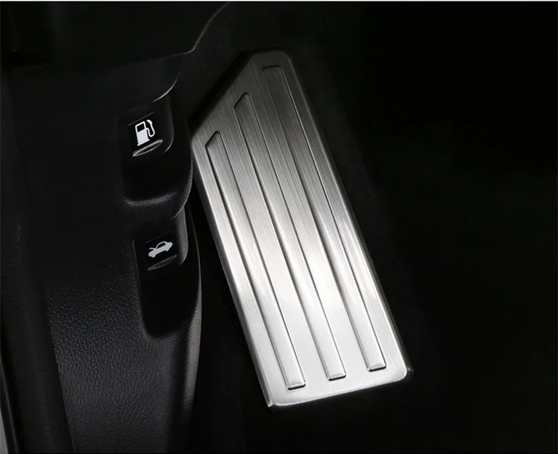 Левая ножная педаль из нержавеющей стали автомобильный Стайлинг для Honda CRV CR-V 2017