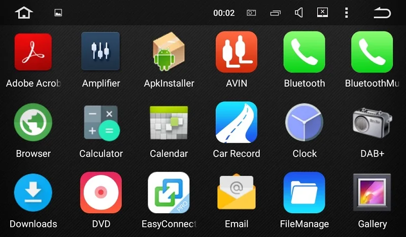 Восьмиядерный 1024*600 Android 6.0 Автомобильный DVD GPS навигации мультимедийный плеер