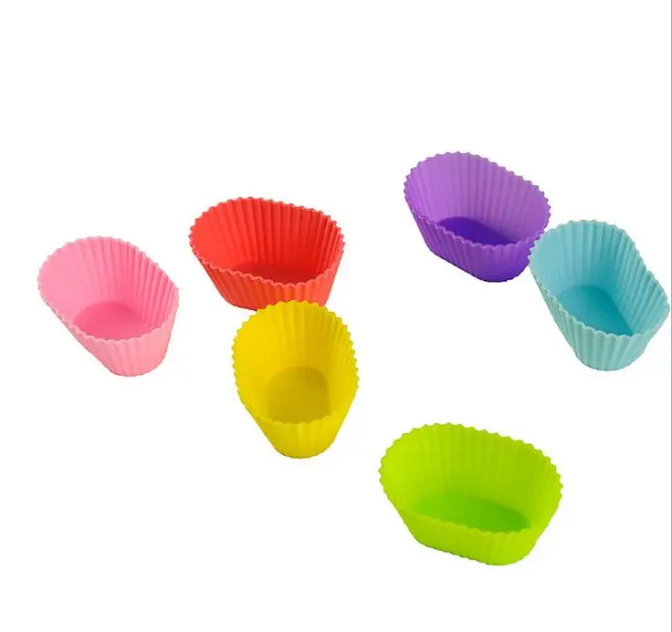 Формы для торта силиконовые формы выпечки 7 см овальное пирожное Маффин кексов