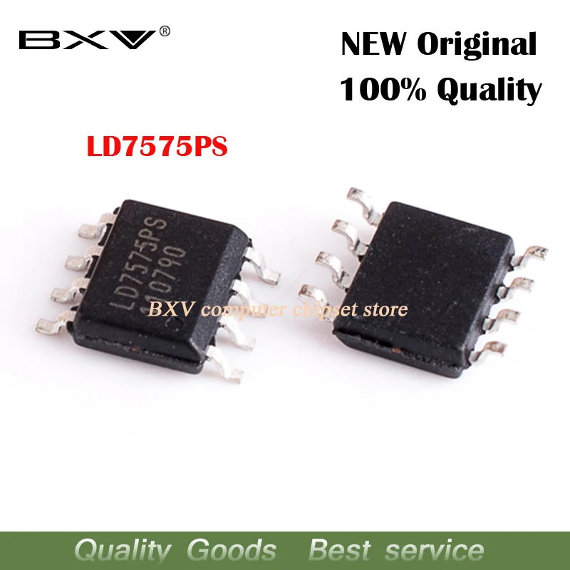 10 шт./лот LEADTRE LD7575PS LD7575 SOP 8 зеленый узор ШИМ контроллер с высоковольтной схемой