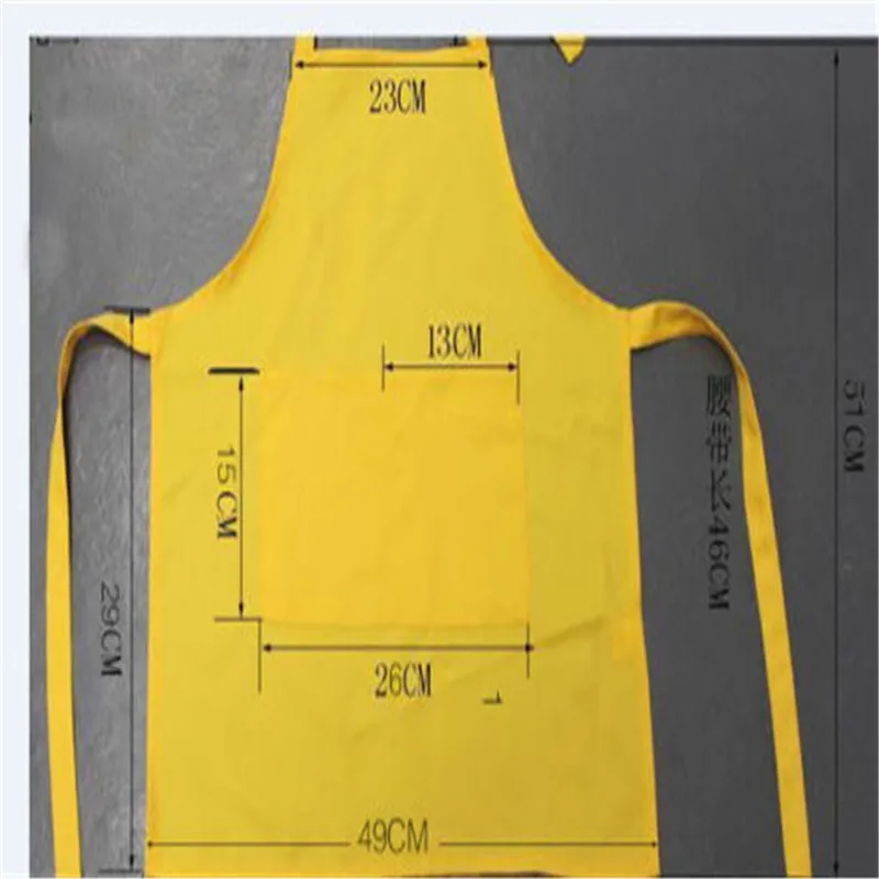 Милый детский простой фартук для детской кухни ярких цветов выпечки с
