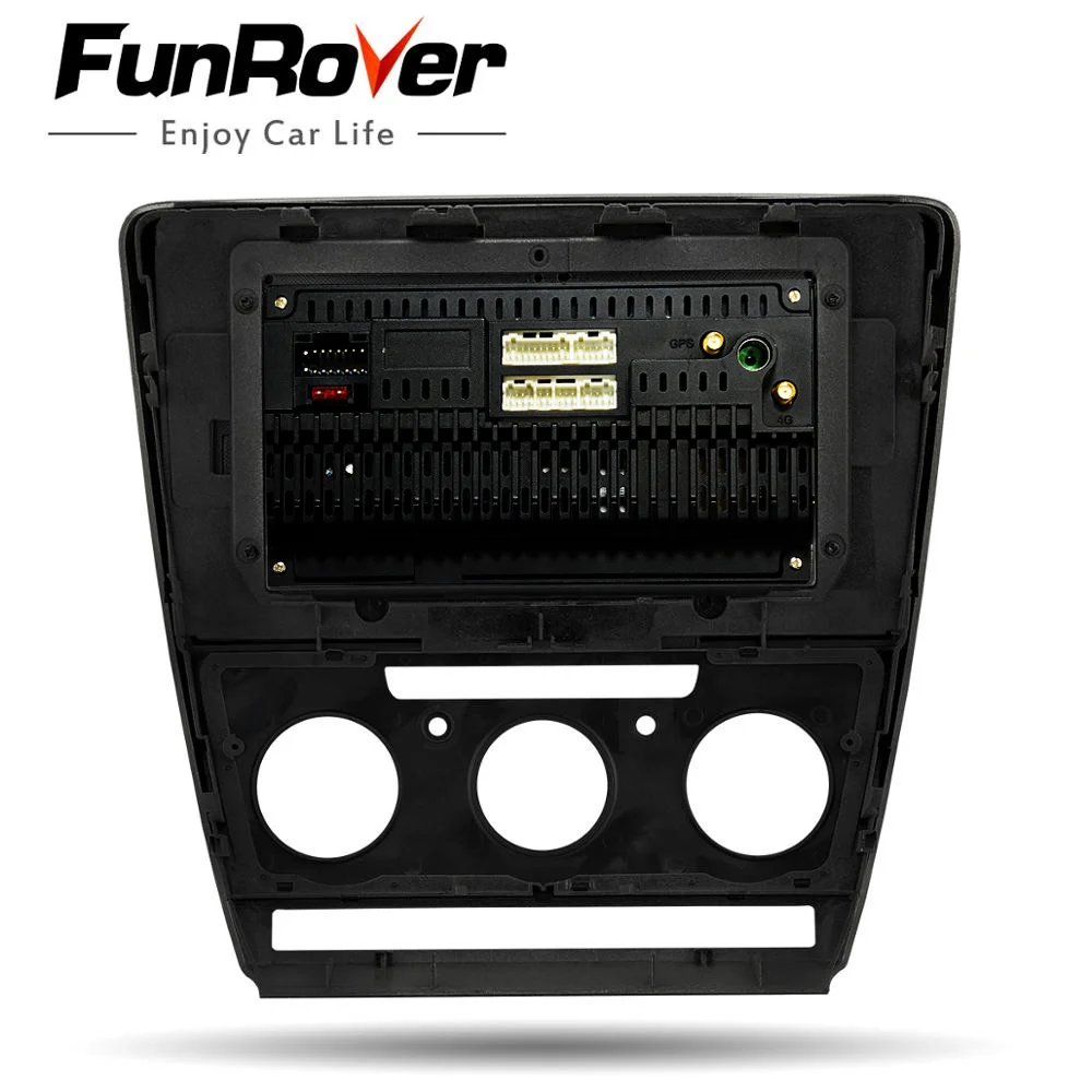 Funrover 2.5D + IPS 2 din радио автомобильный dvd мультимедийный плеер Android 9 0 навигация gps для