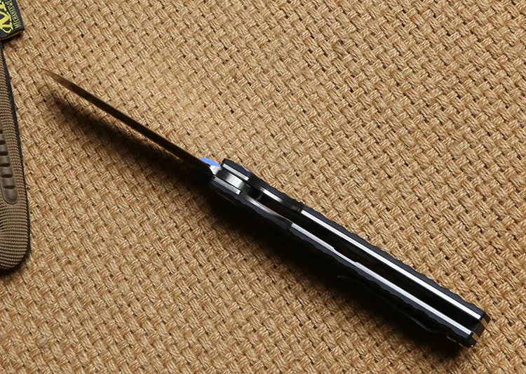 Складной нож STEDEMON ZKC C03 лезвие 440C шарикоподшипник KVT G10 ручка ножи для кемпинга