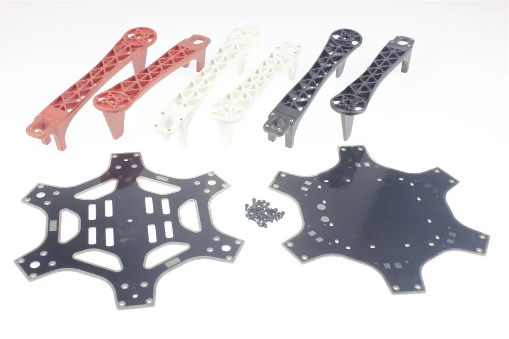 F550 Hexa Rotor Air Frame FlameWheel Kit 550 мм для KK MK MWC мультикоптера гексакоптера UFO Heli + FS