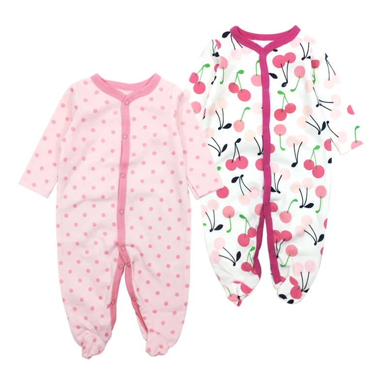 2 шт./лот Одежда для новорожденных 2019 комбинезон младенцев мальчиков девочек