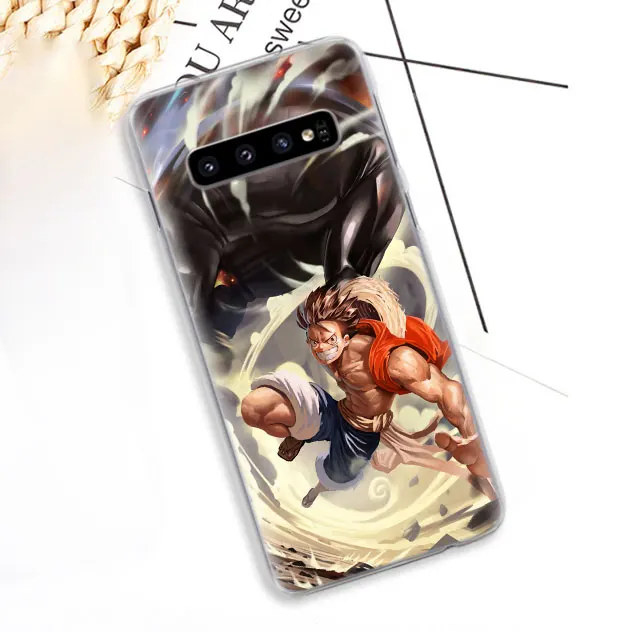 12 Одна деталь Зоро, Луффи телефон чехлы для samsung Galaxy S10e S10 плюс S8 S9 плюс S6 S7 край A40 A50 A70 M20 случае Coque - Цвет: 12