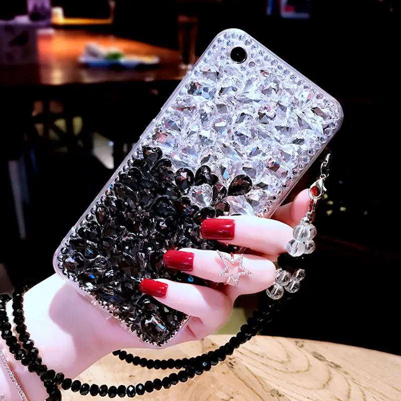 Для Samsung j8 j7 j6 j5 j4 2018 2016 A9 A8 A7 A6 A5 2017 Coque роскошный блестящий чехол со стразами |