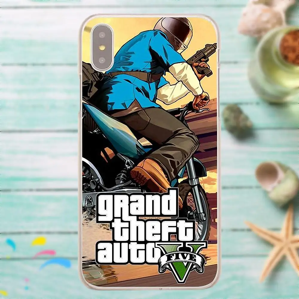 Чехол из ТПУ для Xiaomi Redmi Mi Note 7 8 9 SE Pro Lite Go Play Gta 5 Grand Theft Auto V | Мобильные телефоны и