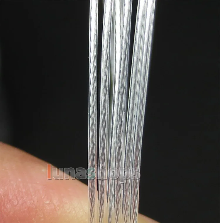 5 м 30AWG Acrolink чистого серебра 99.9% сигнал тефло провод кабель 7/0. 1 мм2 диаметр: 0,6 мм для DIY LN004429
