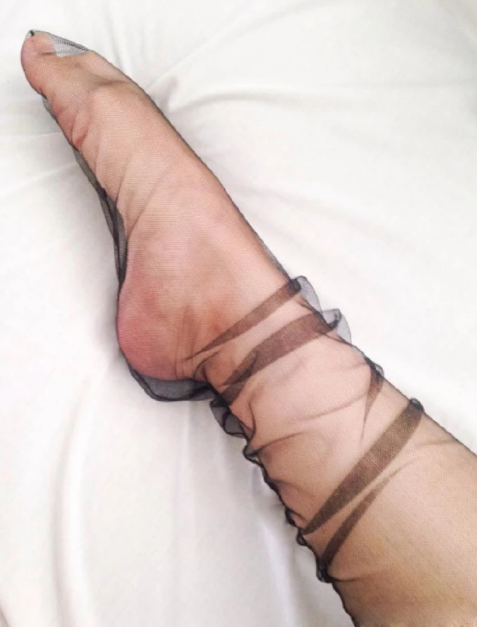 Разноцветные женские ультратонкие короткие шифоновые носки до щиколотки для